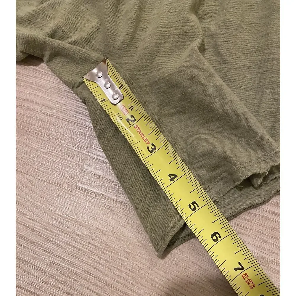 Free People Intimately Why‎ Not Romper M Green Oversized Boho Lounge Beach